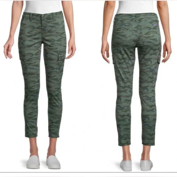 Joe’s Jeans Camo Utlity Cargo Skinny Pants in Dark Olive Size 29 - Picture 1 of 1